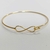 Bracelete Infinito Banhado a Ouro 18K - comprar online