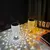 Lámpara velador flor crystal led recargable táctil y control - comprar online