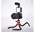 Kit streaming vlog trípode micrófono control iluminador led