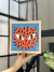 Cuadro Leopardito Naranja