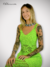 Vestido verde "Foz" - comprar online