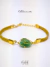Pulseira "Quartzo Rosa" de capim dourado - online store