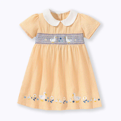 Roupas casuais de algodão para bebês, lindo vestido de verão infantil infantil, infantil, crianças de 2 a 7 anos, na internet
