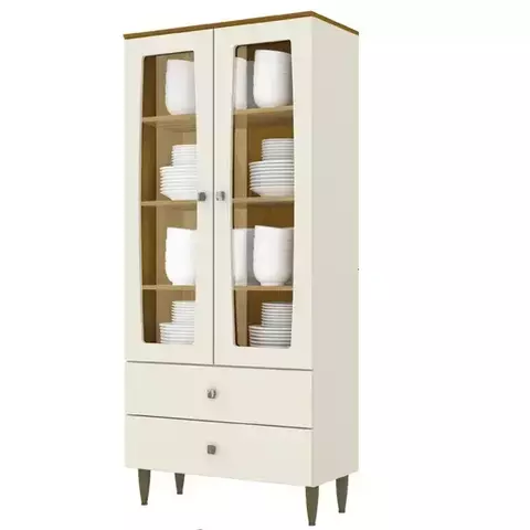 CRISTALEIRA LIZ 02 PTS OF/WHI/NAT