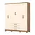 ROUPEIRO CAJU DA136/10 6PTS HENN BRANCO - Lojas Eliane Magazine