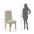 Conjunto Mesa 170cm Vênus com Vidro e 6 Cadeiras Astrid Amêndoa Clean/Off White - Lojas Eliane Magazine