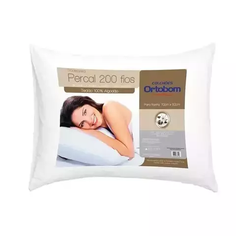 TRAVESSEIRO PERCAL 200 FIO 70x50