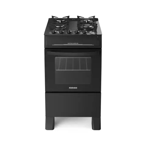 FOGAO ELECTRA GLASS NEW 4Q ITATIAIA BRA