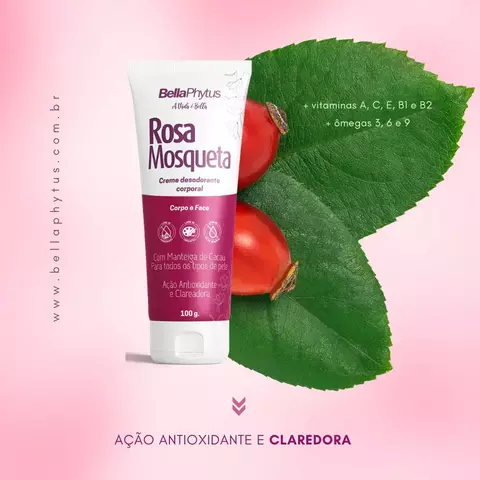 Rosa Mosqueta Creme Corporal 100g - BELLAPHYTUS - comprar online