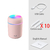 Imagem do H2O Mini Umidificador de Ar Portátil, Difusor de Aroma USB, Névoa Fria para Qu