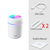 H2O Mini Umidificador de Ar Portátil, Difusor de Aroma USB, Névoa Fria para Qu - comprar online