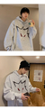 Pokémon Gengar Hoodie de manga comprida masculino, fantasia de anime, camisa es - comprar online