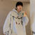 Pokémon Gengar Hoodie de manga comprida masculino, fantasia de anime, camisa es na internet