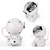 Projetor Galaxy Star LED Night Light, Céu estrelado, Astronauta Porjetores Lâm - Fireshop
