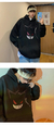 Pokémon Gengar Hoodie de manga comprida masculino, fantasia de anime, camisa es