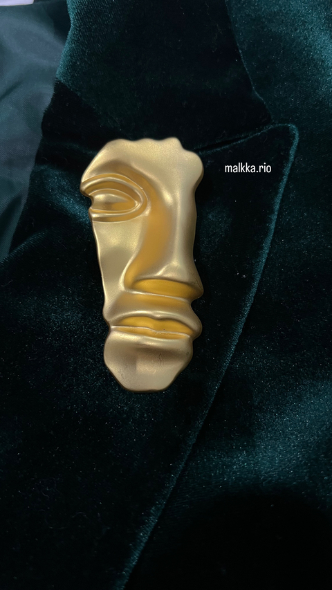 Broche Modern Face