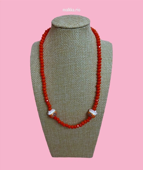 Colar Manekineko Cristais