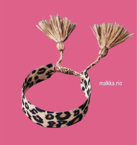 Pulseira Leopardo Franja