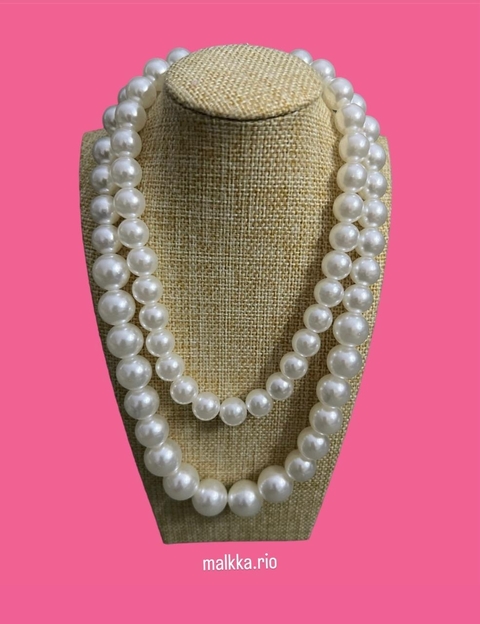 Colar Duo de Perolas