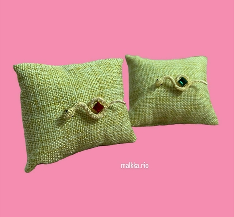 Broche Serpente Cristal P