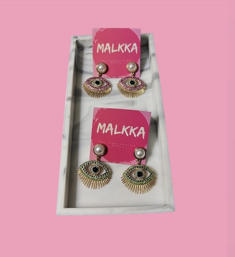 Brinco Cílios de Strass