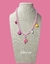 Colar Pink Chains