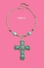 Colar Crucifixo com Turquesa