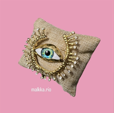 Broche Green Eye