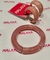 Conjunto Brinco com Pulseira Marmorizada