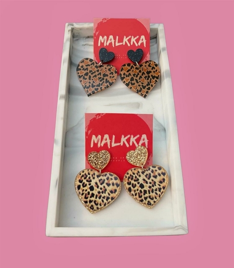 Brinco Acrílico Leopardo