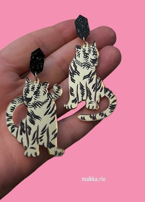 Brinco Tigre Espelhado