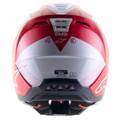 Casco Alpinestars S-M5 Rayon Rojo Blanco en internet