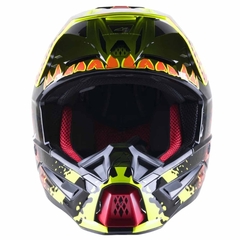 Casco Moto ALPINESTARS S-M5 SOLAR FLARE NEGRO-ROJO-AMARILLO - comprar online