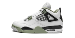 nike jordan retro 4 oil green