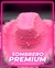 Sombrero Rosa Perlas