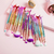 Imagem do Kit 4 Pincel Sereia Para Maquiagem Blush Contorno Pó Sombra