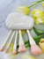 Kit 5 Pinceis Estojo Concha com Espelho - comprar online