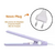 Imagem do MINI PRANCHA DE CABELO portátil bivolt com estojo para guardar