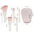 Kit 5 Pinceis Estojo Concha com Espelho - comprar online