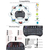 Mini Teclado USB Wireless Mini Teclado Sem Fio Com TouchPad - Entrega Rápida Ve - loja online
