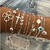 Kit Pulseira Folheada, Feminina Dourada, Bijuteria - PICKINGstore