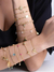 Kit Pulseira Folheada, Feminina Dourada, Bijuteria