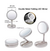 Espelho Maquiagem Aumento 10x Dupla Luz Led Organizador Usb - Neverdie - comprar online