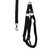 Peitoral preto Americano com Guia Liso Médio Preto - comprar online