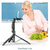 Cool dier-selfie stick com tripé, monopé dobrável com obturador bluetooth - PICKINGstore