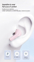 CY-T2 Headset Bluetooth sem fio, transparentes ENC na internet