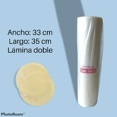 ROLLO DE LAMINAS 33x35 ALTA DENSIDAD VIRGEN CON PRECORTE