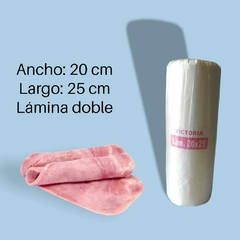 ROLLO DE LAMINAS 20x25 ALTA DENSIDAD VIRGEN CON PRECORTE