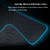 RGB Luminoso Preto Puro Mousepad Espessado Mouse Pad Grande Almofada De Mesa Cri na internet