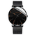 Homens simples Business Mesh Strap Watch, Alloy Case, mostrador redondo, fivela de aço inoxidável, Universal, todo geral, estilo casual - comprar online